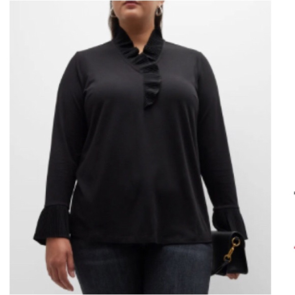 NWT Nic + Zoe ruffled top, 2X
